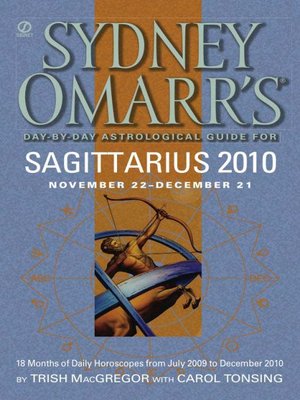 cover image of Sydney Omarr's Day-By-Day Astrological Guide for the Year 2010